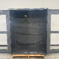 Uline Double Door Glass Cabinet image 2